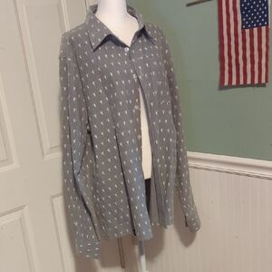 Ski The East XXL Skiier Long Sleeves Collared Shirt Pocket Ski Jumps